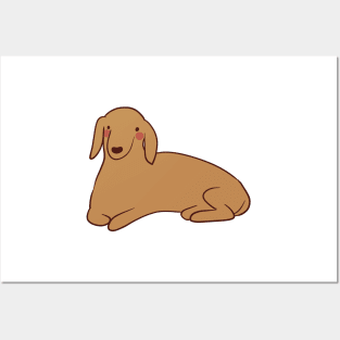 Dachshund illustration Posters and Art